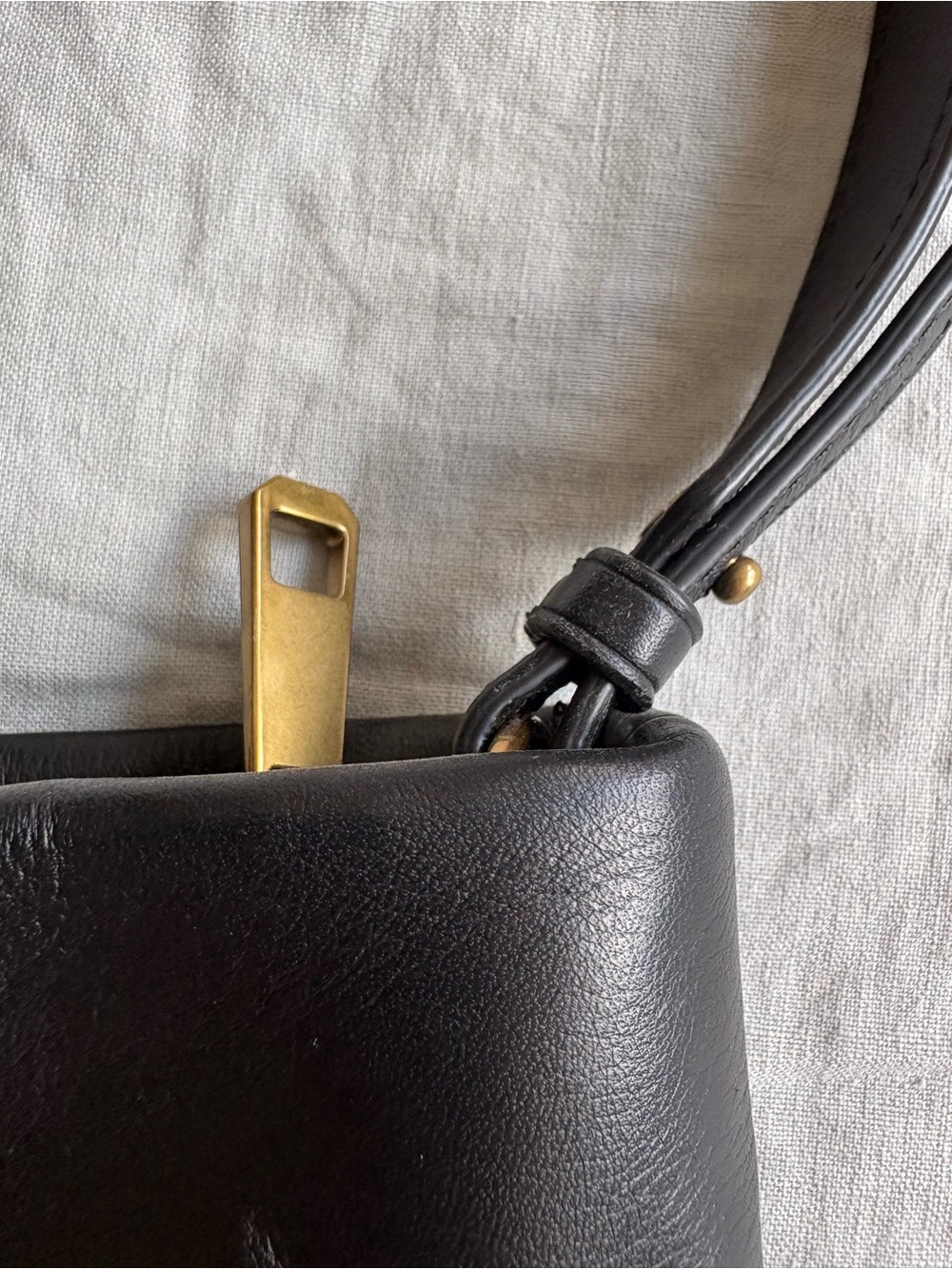 Madewell Black Leather Crossbody Bag - Picture 2 of 10